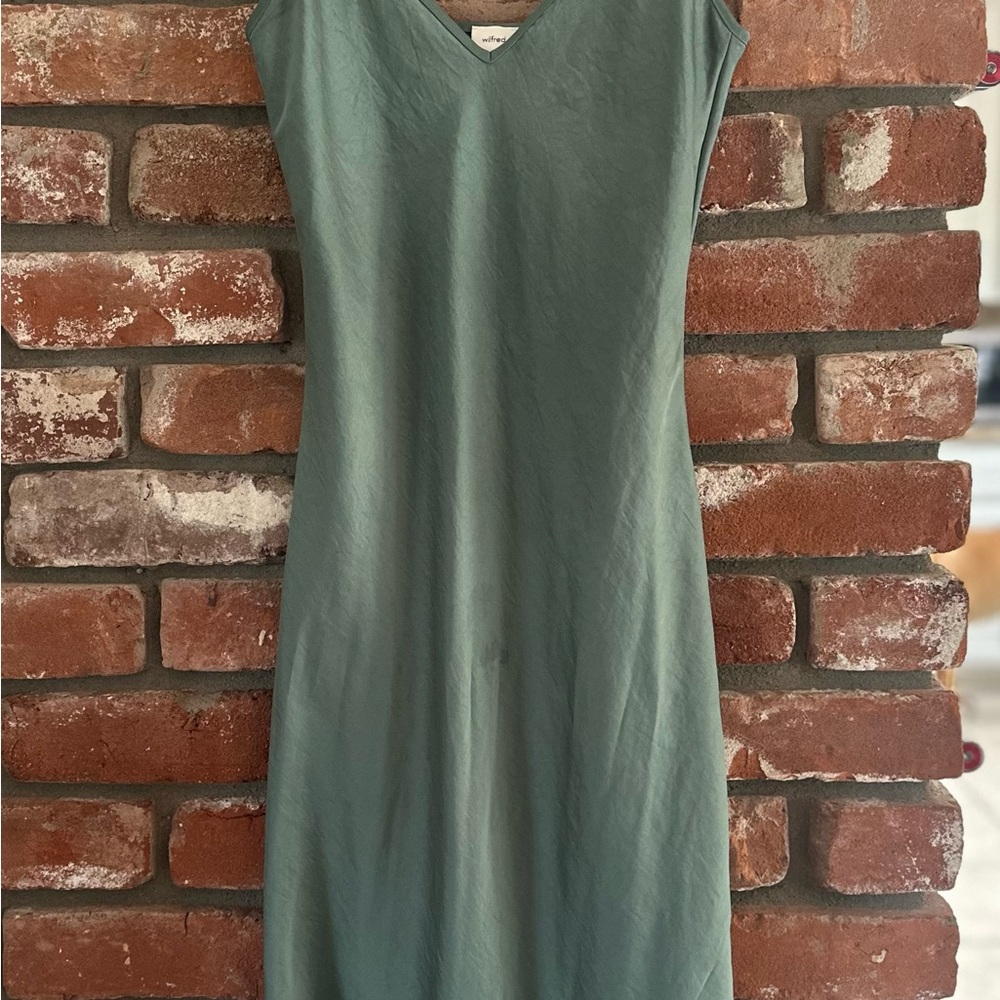 Wilfred Only Slip Satin Midi Dress XXS